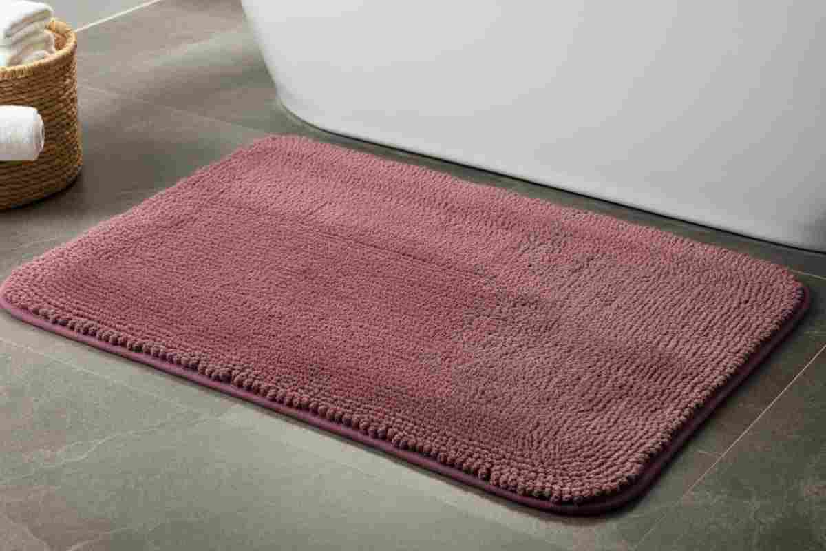 evitare di lavare i tappetini del bagno in lavatrice