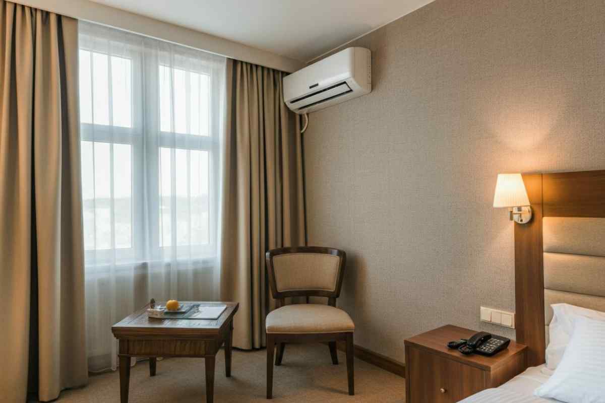 condizionatore d'aria in hotel e rimborso