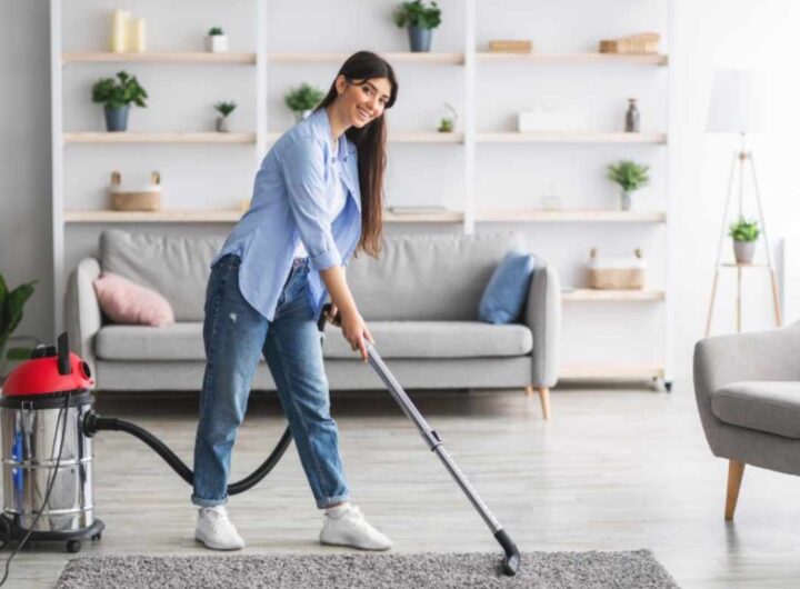 Utilizzo aspirapolvere