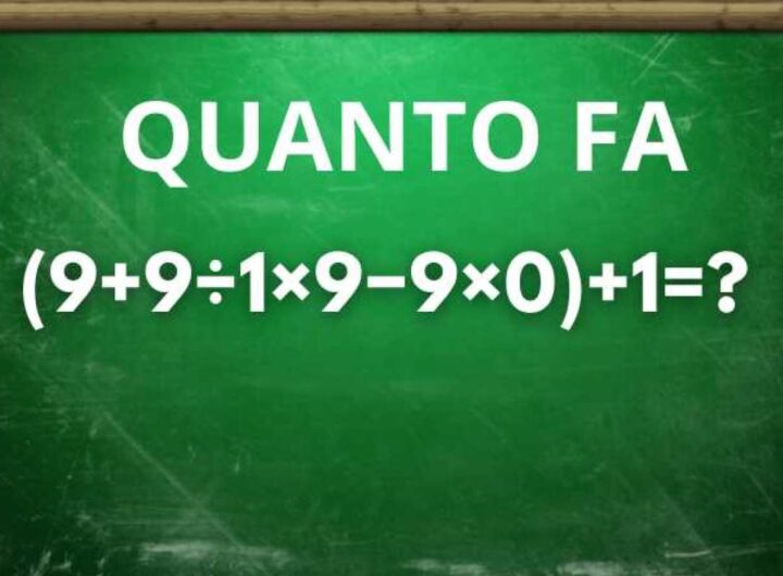 Test matematico
