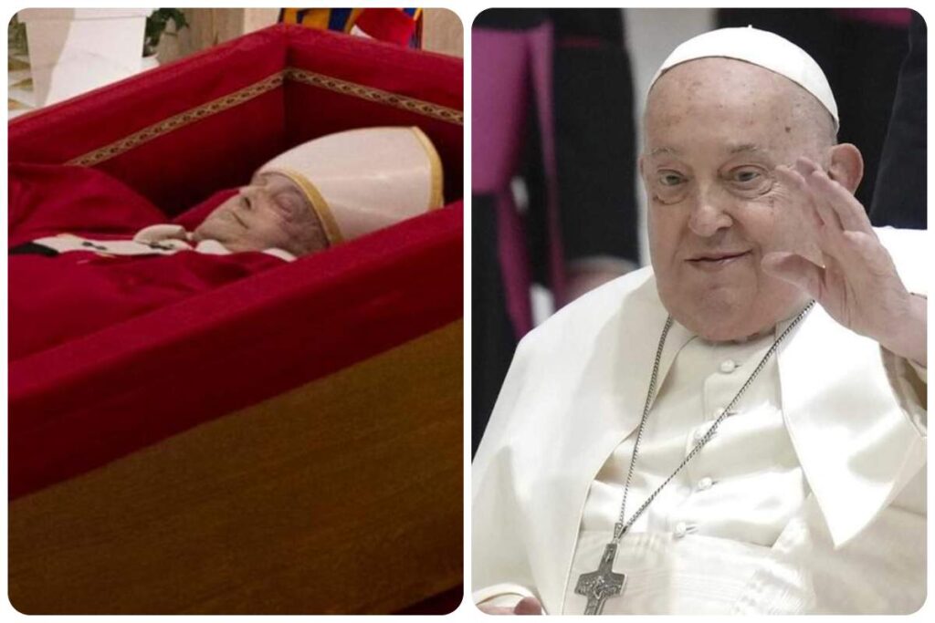 papa francesco dettaglio bara maggiefarm