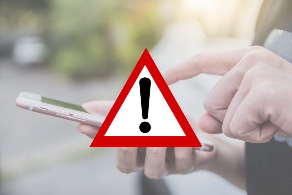 Allarme smartphone