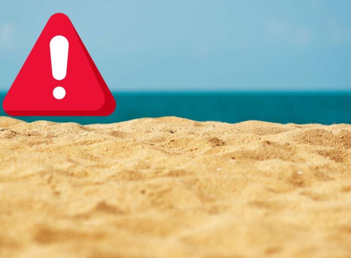allerta in queste spiagge